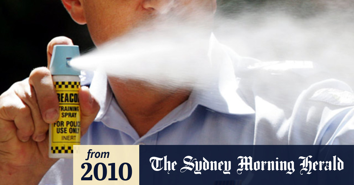 Video 'Capsicum spray is too routine'